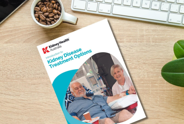 Kidney Disease Treatment Options - booklet cover page